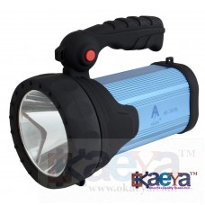 OkaeYa-Akari Ak 7979 75 W Laser Led Rechargeable Search Light Torch (Colour Golden/Blue Any Colour Will be Sent 1 pc depending on Availability)